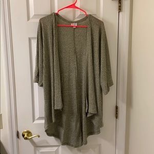 Drapey Open Front Sweater